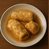 Sarmale(Kohlrouladen) mit Sahne